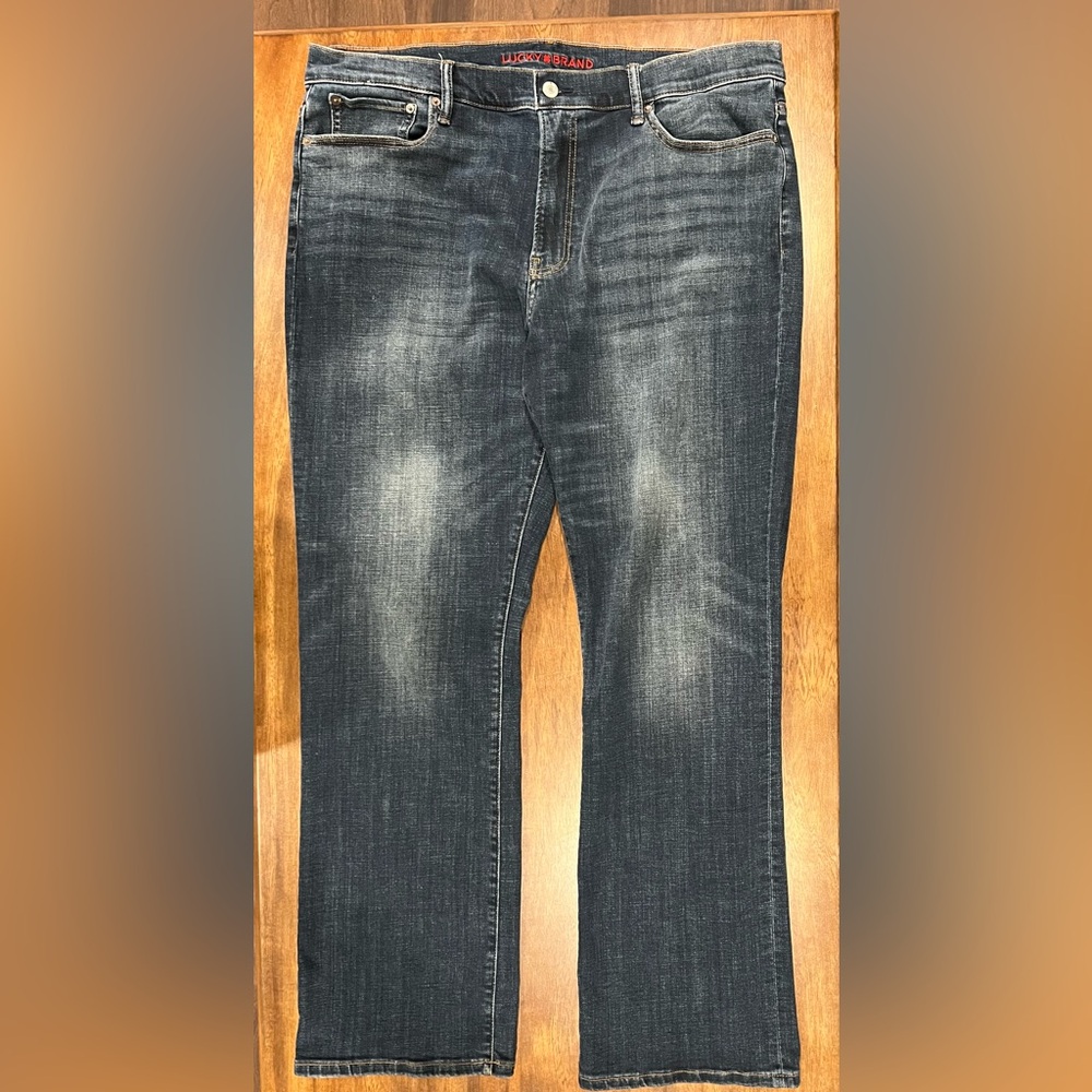 Lucky Brand Men's Easy Rider Boot Blue Jeans